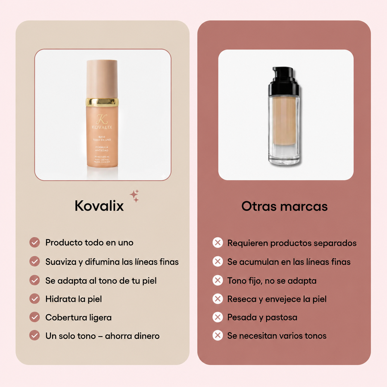 Kovalix Colour Changing 4-in-1 Foundation | Adapts to Your Skin Tone